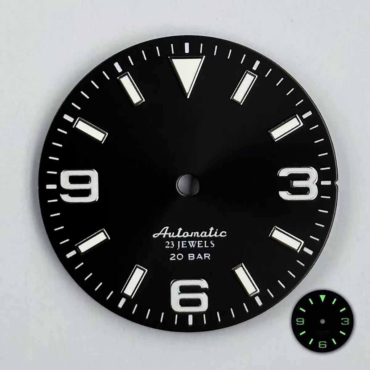 Luminous Dial Face - Esfera NH35 de 28.5mm, Modificación de