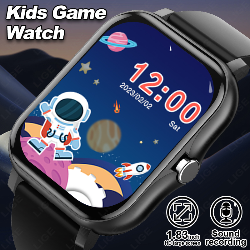 Smartwatch Digital Watches For Kid Boy With Alarm - LIGE 2025 Audiolibro niños Smartwatch moda