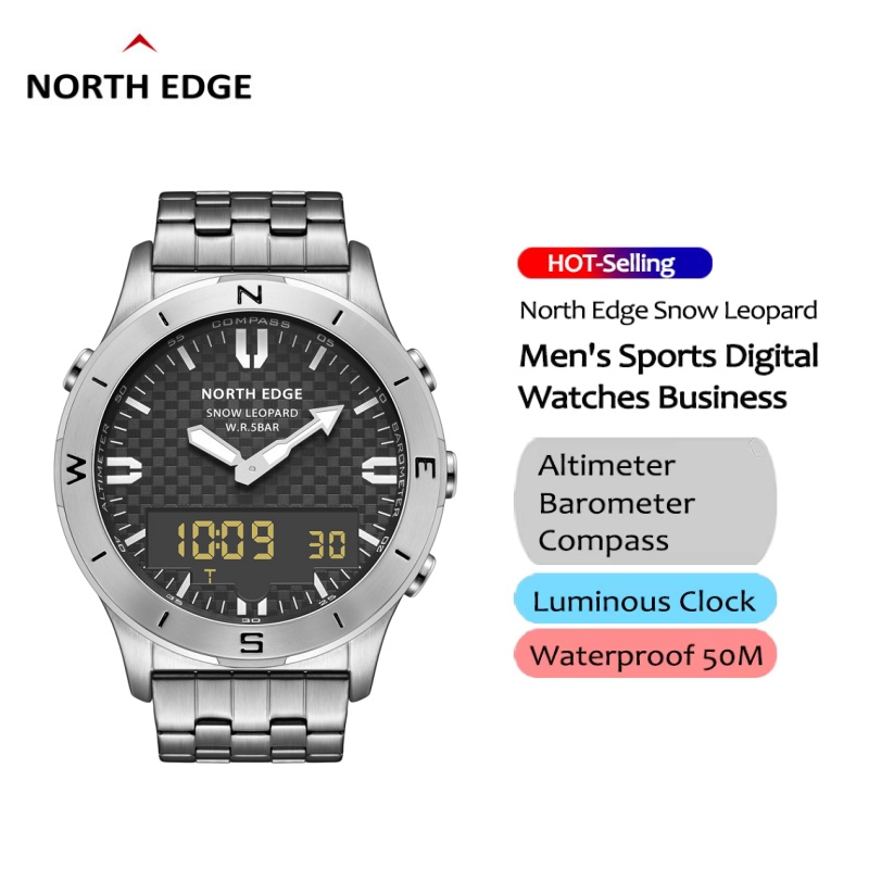 Smartwatch Digital Watches For Men - Reloj Digital para Hombre NORTH EDGE,