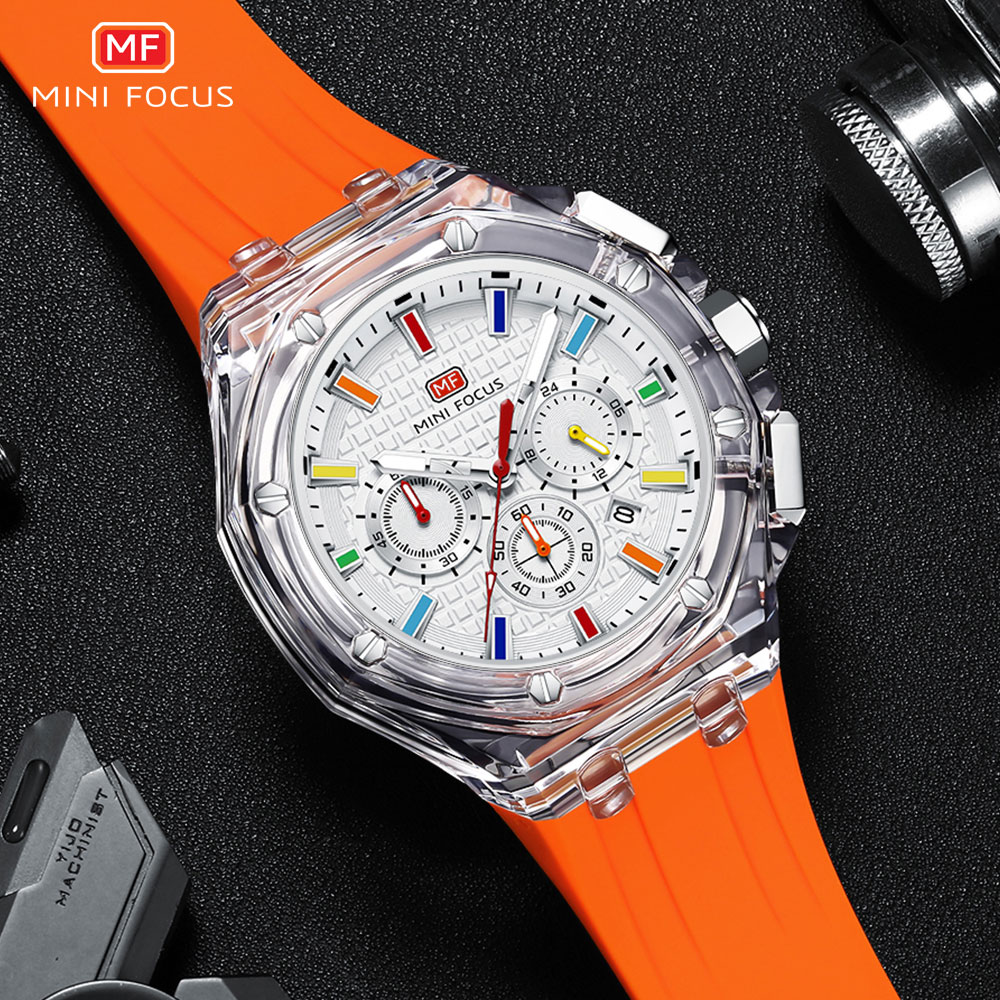 Silicone Sport Band - MINI FOCUS Relojes deportivos de cuarzo