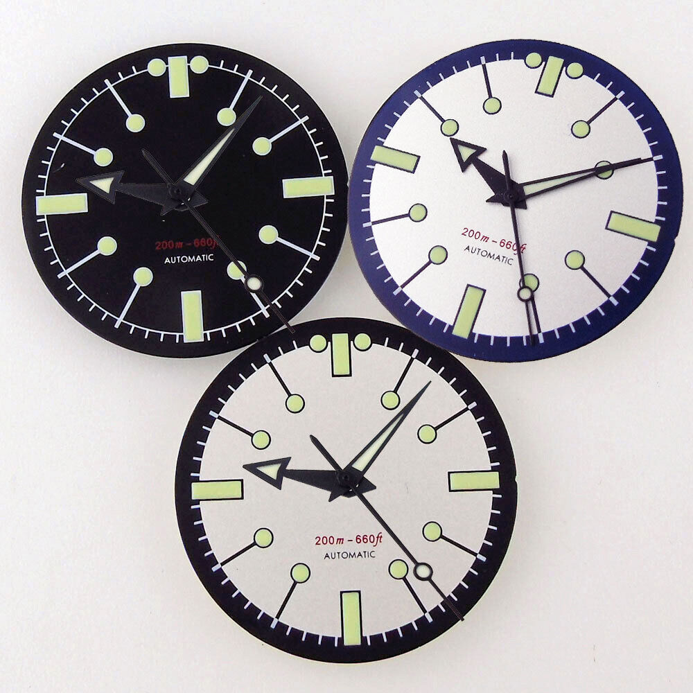 Luminous Dial Face - Esfera estéril Beige/Negro de 31mm compatible