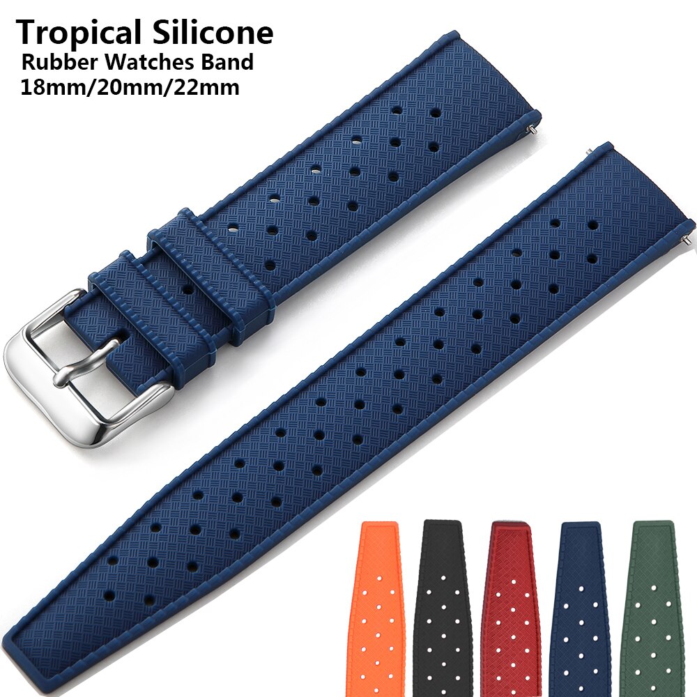 Citizen Watches Smartwatch - Correa de goma Tropical para reloj