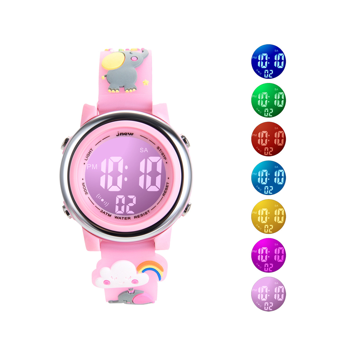 Smartwatch Digital Watches For Kid Boy With Alarm - Reloj deportivo UTHAI H120 de dibujos