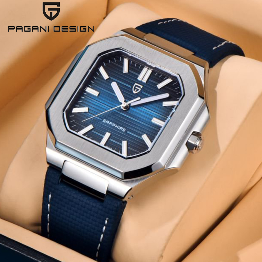 Silicone Sport Band - PAGANI DESIGN 2025 nuevo 37MM cuadrado