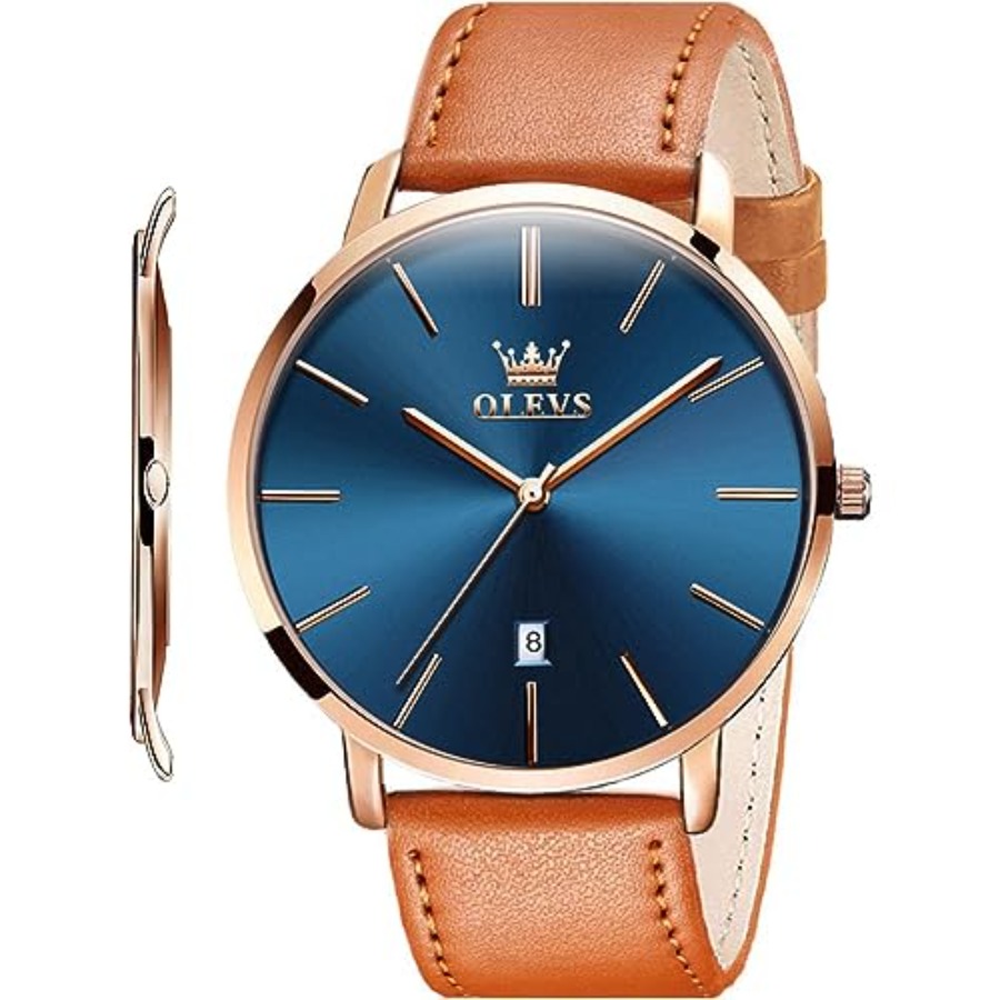 Smartwatch Digital Watches For Men - Relojes de Cuero para Hombre OLEVS,