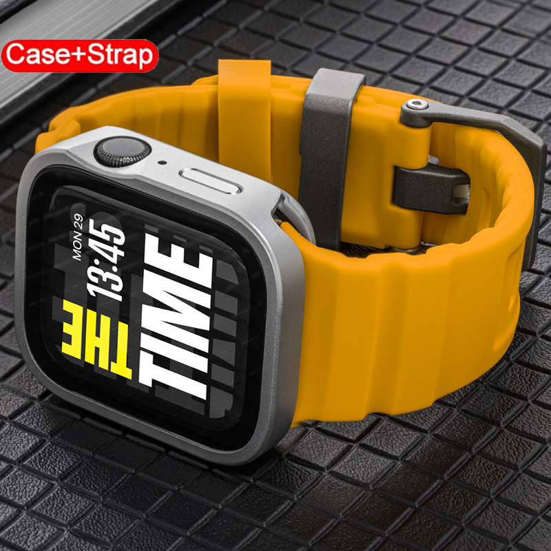 Silicone Sport Band - Funda Impermeable para Apple Watch +
