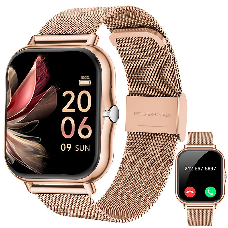 Smartwatch Stylish Watches For Women - Reloj inteligente con pantalla táctil completa