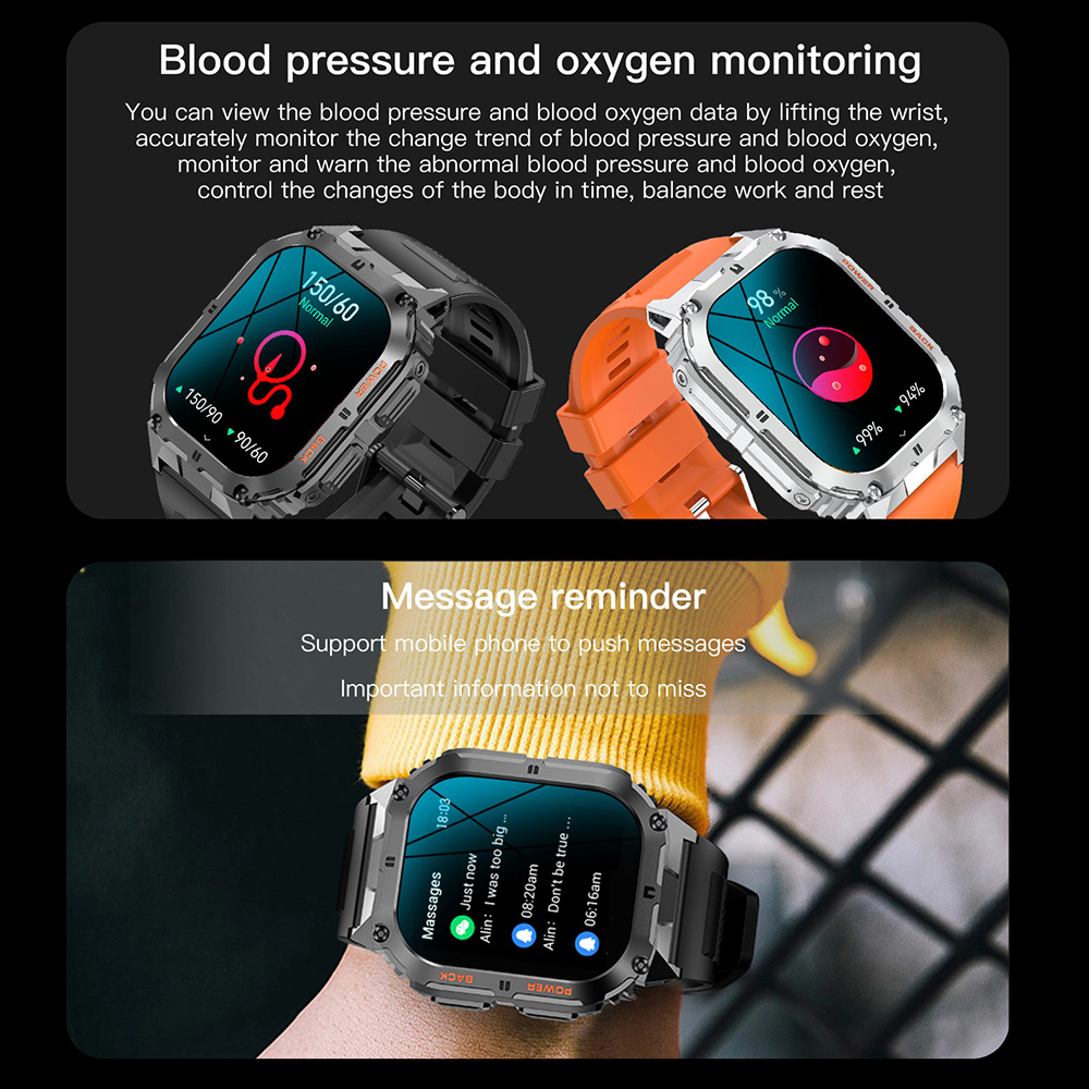 Reloj inteligente K61 Pro para - Smartwatch Digital Watches For Men reseña y precio