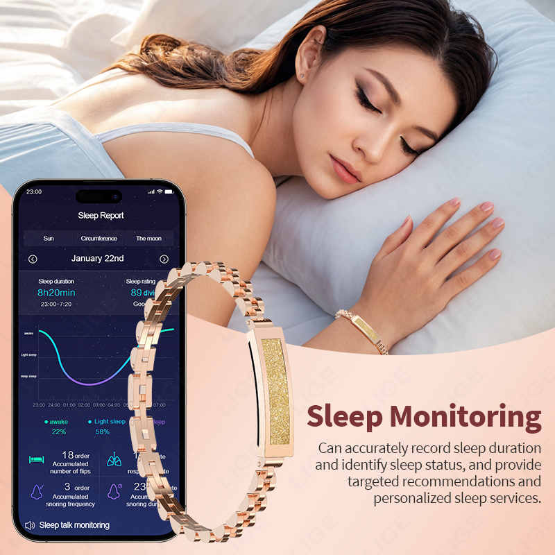LIGE nueva pulsera inteligente - Smartwatch Stylish Watches For Women reseña y precio