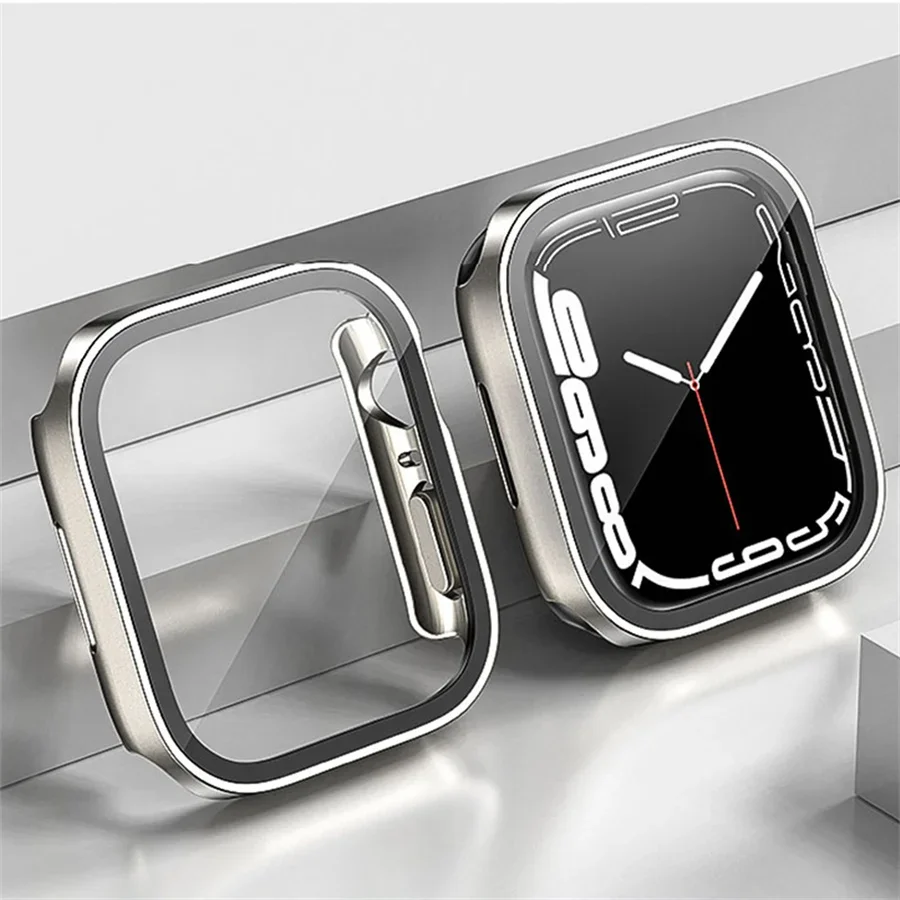 Vidrio + funda para Apple Watc - Smartwatch Watches For Girls reseña y precio