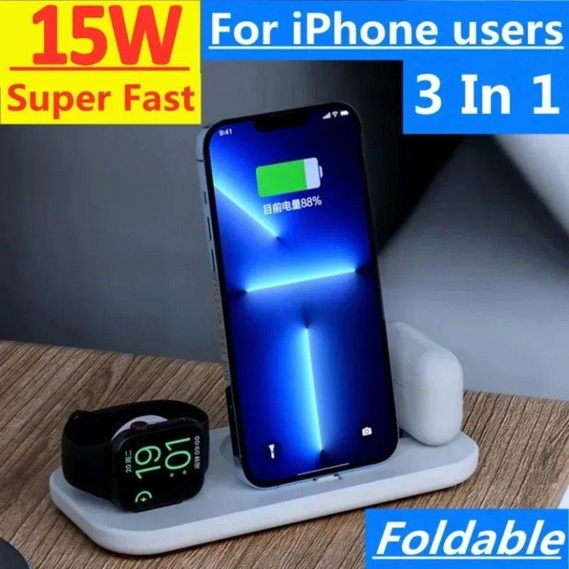 Base de Carga Inalámbrica 3 en - Watch Xs8 reseña y precio