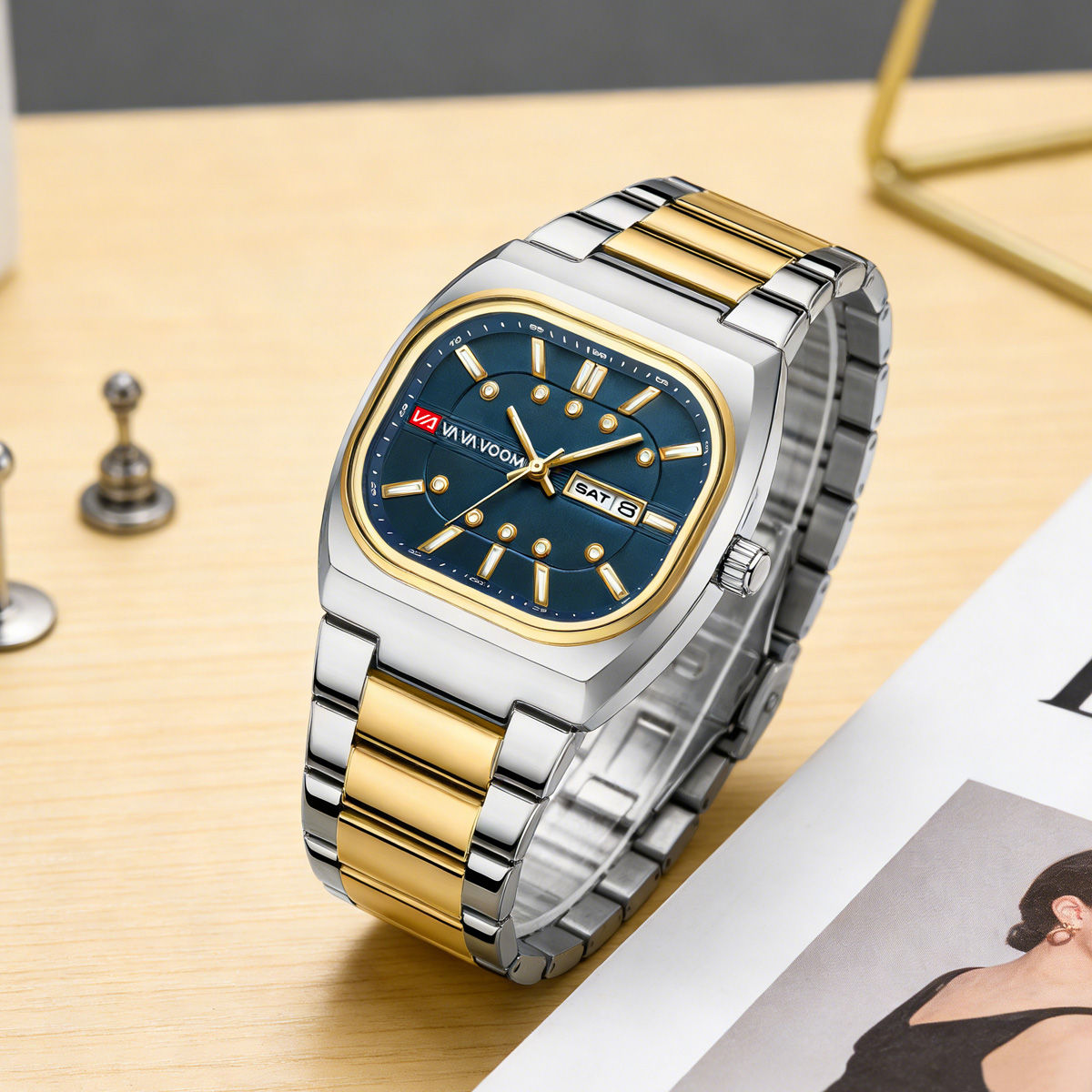 Reloj de Cuarzo para Hombre, D - Anti-Magnetic Watch reseña y precio