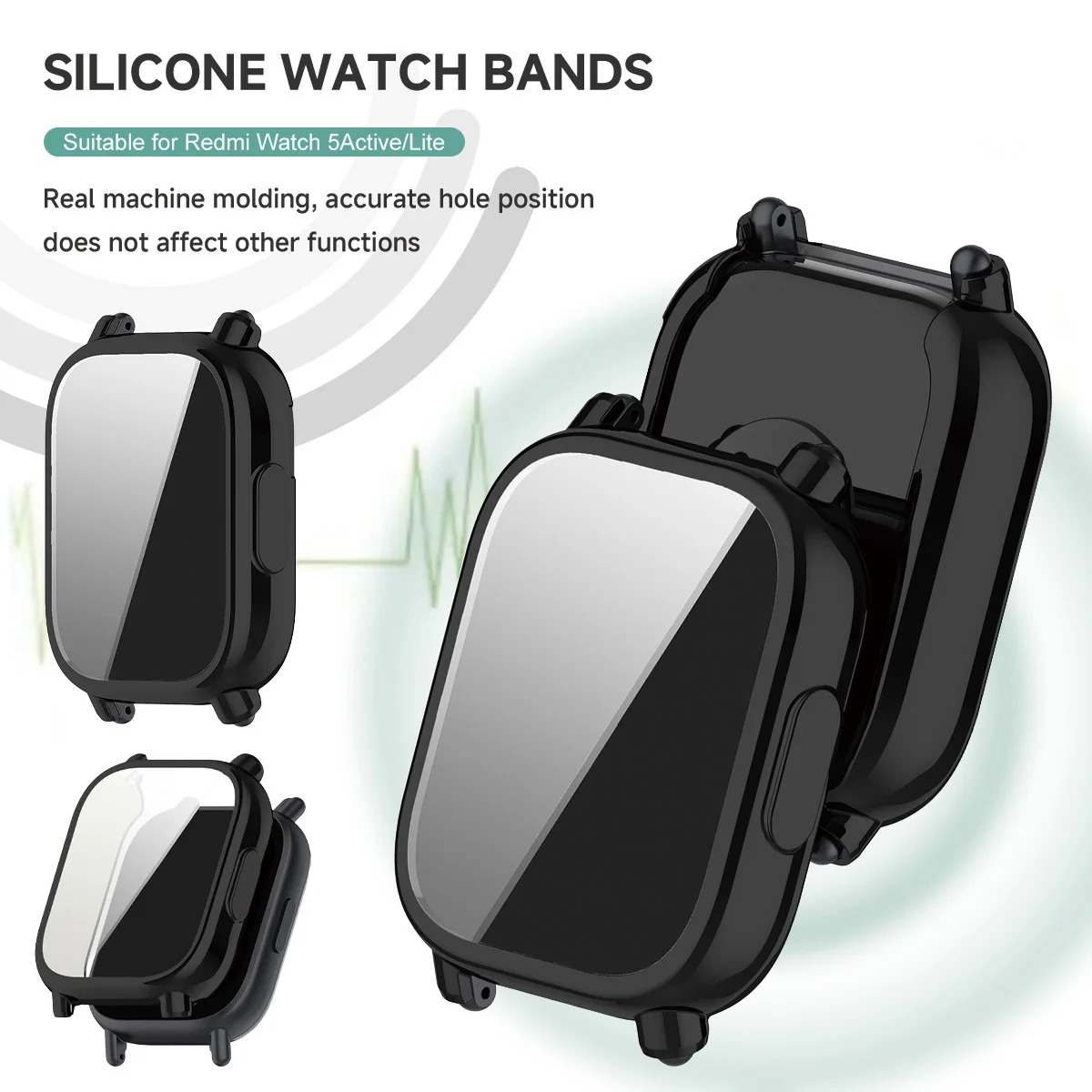 Funda + correa de silicona par - Silicone Sport Band reseña y precio