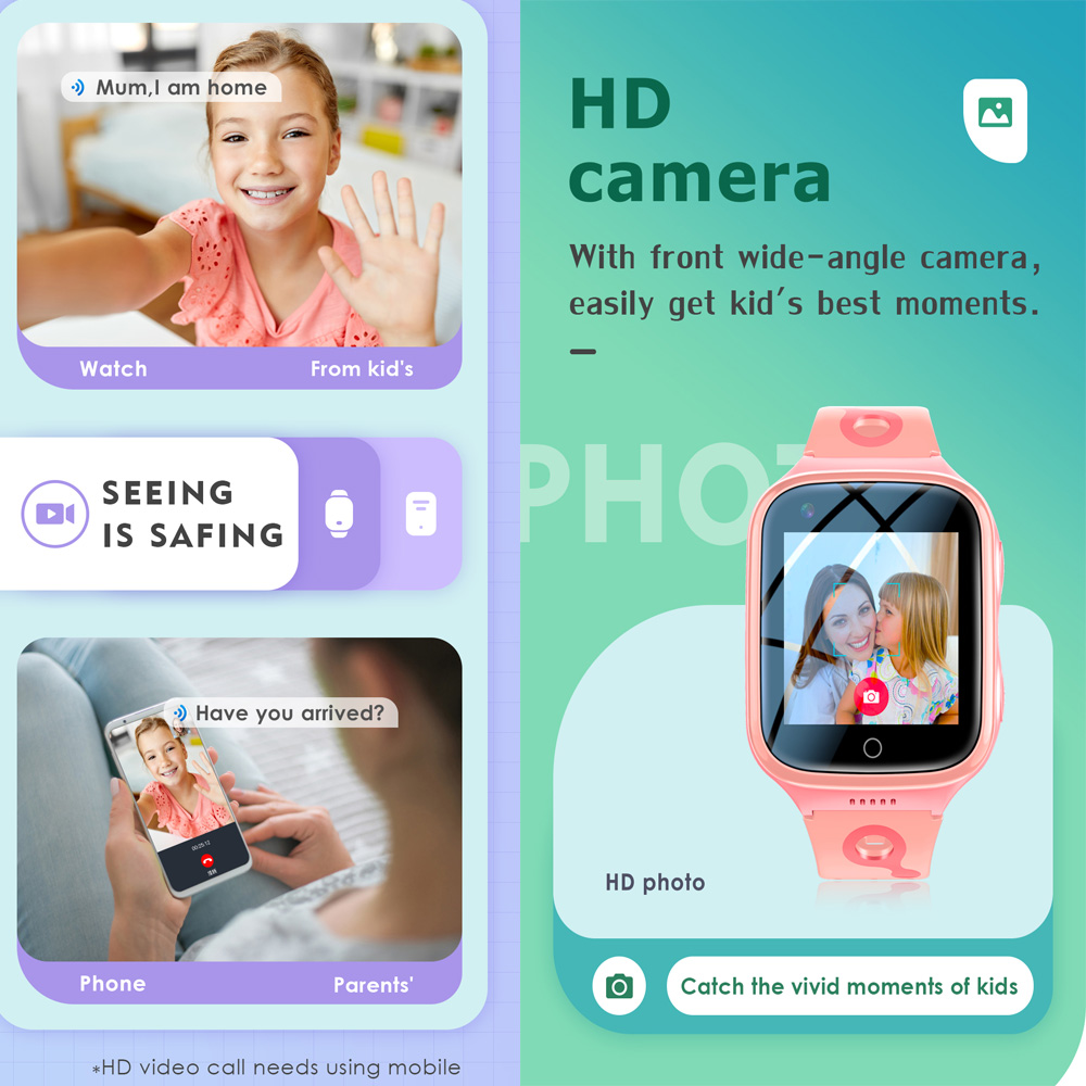 Reloj inteligente 4G para niño - Smartwatch Digital Watches For Kid Boy With Alarm reseña y precio