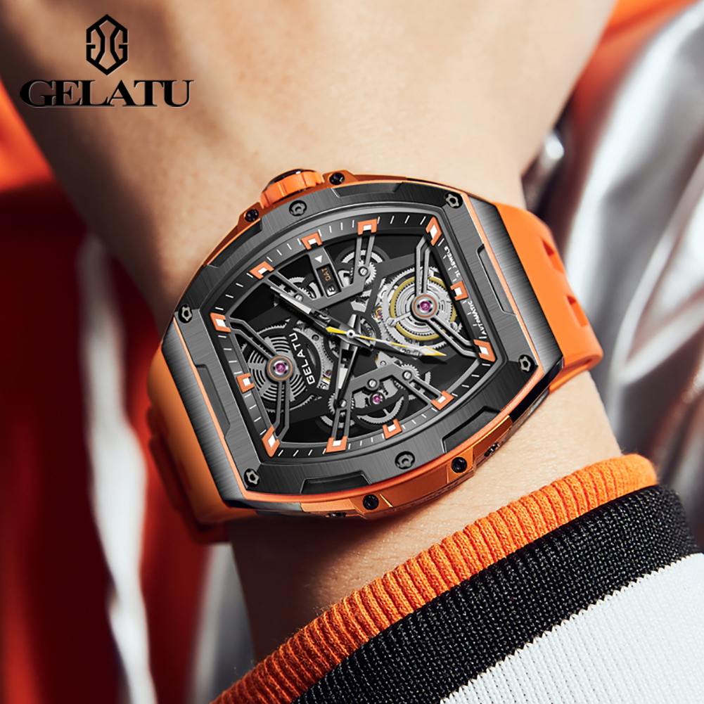 Relojes GELATU para hombre, re - Anti-Magnetic Watch reseña y precio