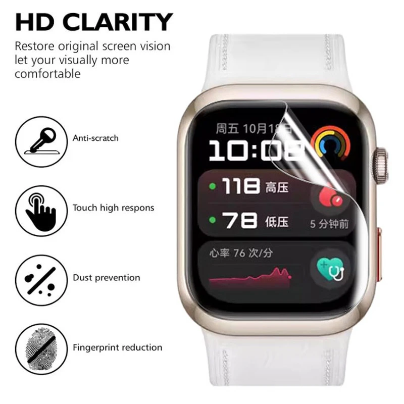 Película de hidrogel de TPU pa - Smart Watch Screen Protector reseña y precio