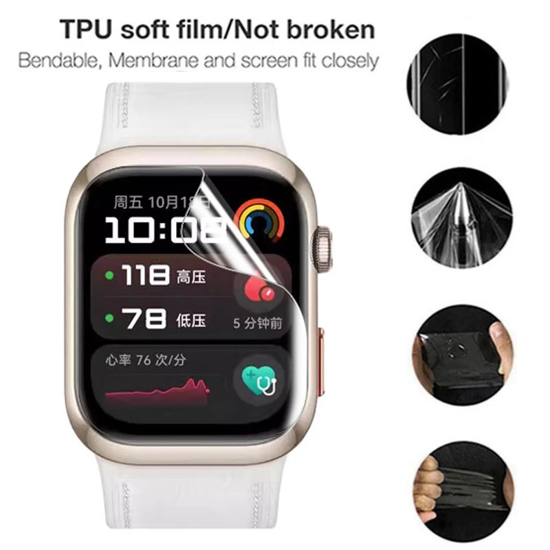 Película de hidrogel de TPU pa - Smart Watch Screen Protector reseña y precio