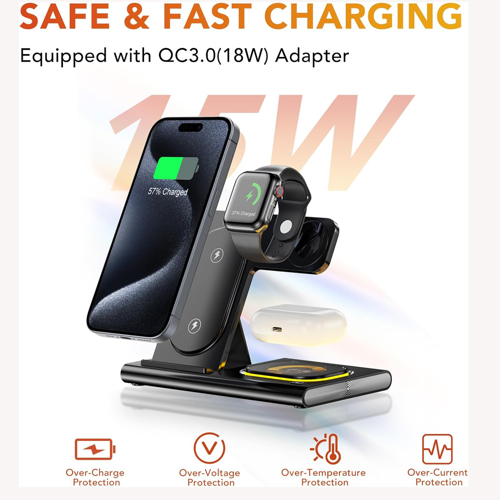 Estación de carga plegable 3 e - Watch Xs8 reseña y precio
