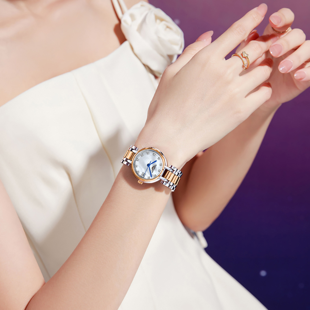 Relojes GUANQIN para mujer, re - Anti-Magnetic Watch reseña y precio