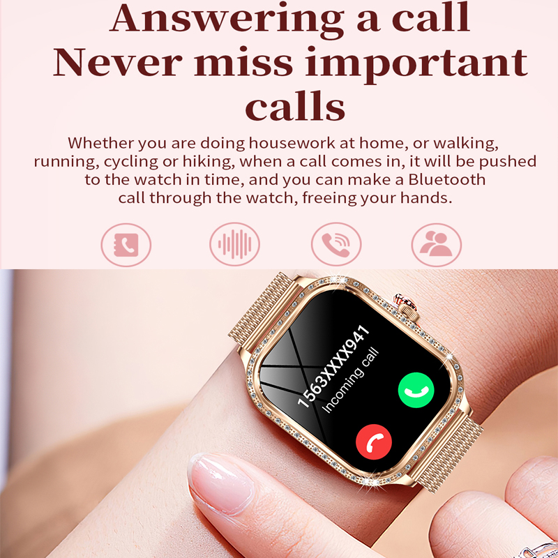 Nuevo reloj inteligente para m - Smartwatch Ladies Watches For Women reseña y precio