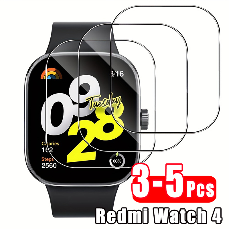 3-5 piezas de vidrio templado  - Smart Watch Screen Protector reseña y precio