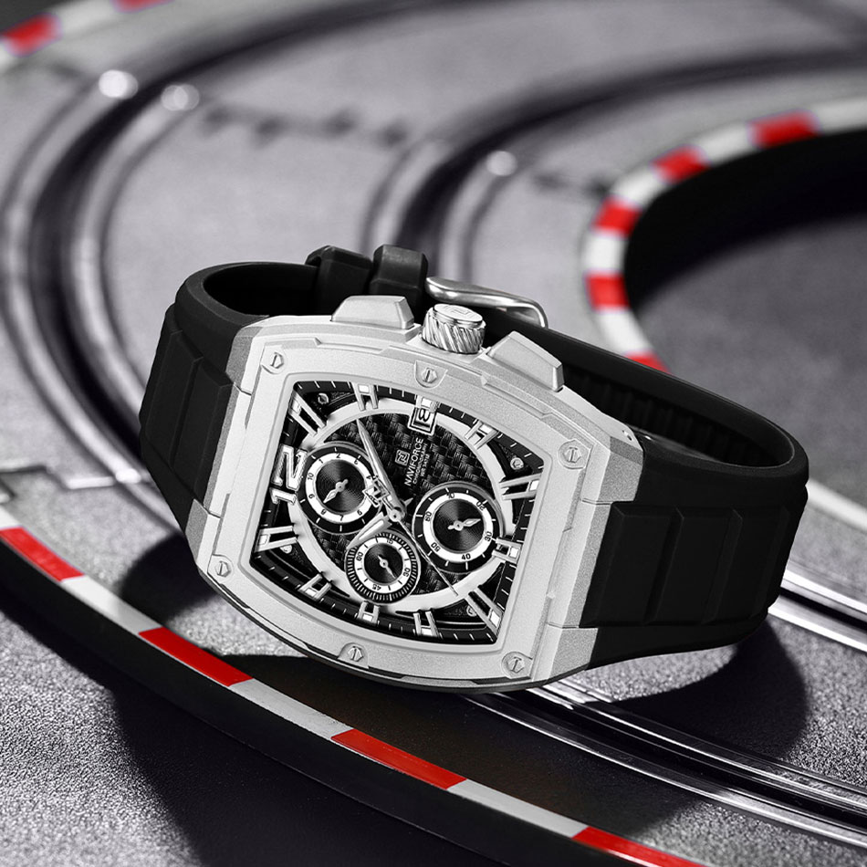 NAVIFORCE Reloj deportivo de l - Silicone Sport Band reseña y precio