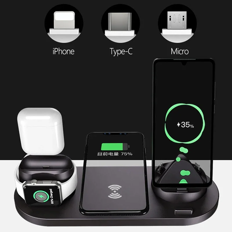 Cargador inalámbrico rápido 6  - Watch Xs8 reseña y precio