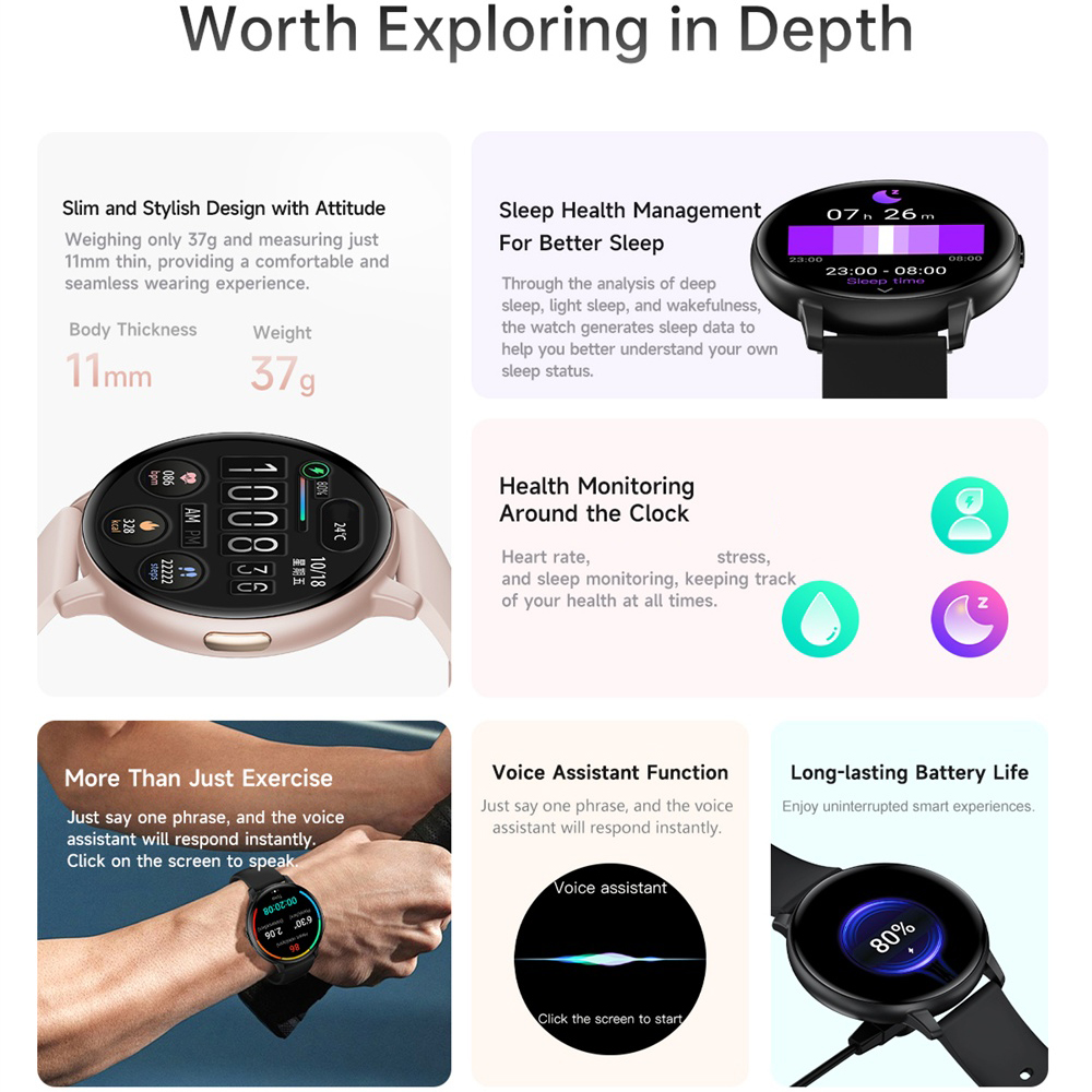 Reloj Inteligente BT Call para - Smartwatch Ladies Watches For Women reseña y precio