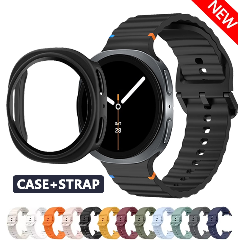 Funda hueca + banda de silicon - Smartwatch Samsung Watches For Men reseña y precio
