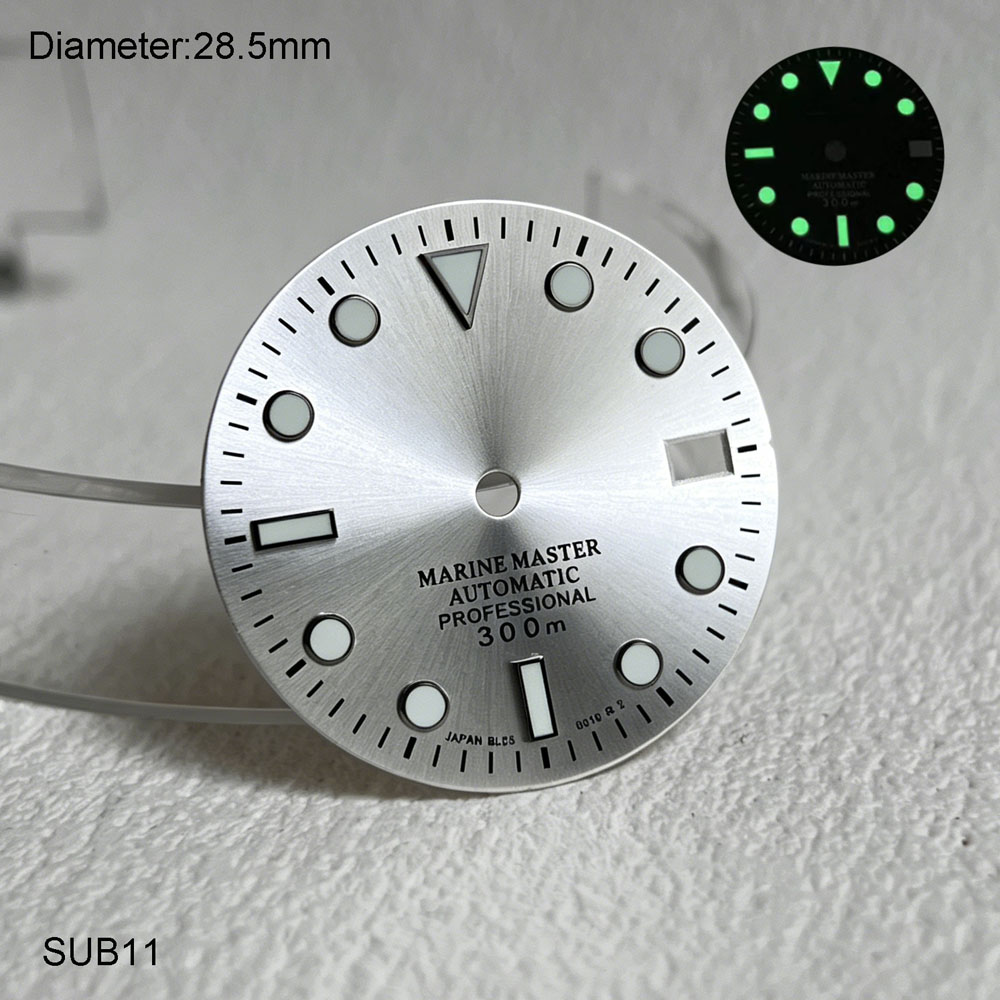 Esfera de 28.5mm con logotipo  - Luminous Dial Face reseña y precio