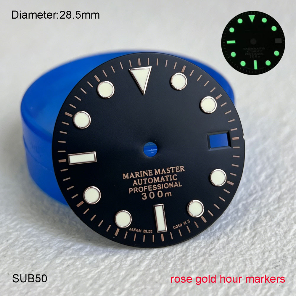 Esfera de 28.5mm con logotipo  - Luminous Dial Face reseña y precio