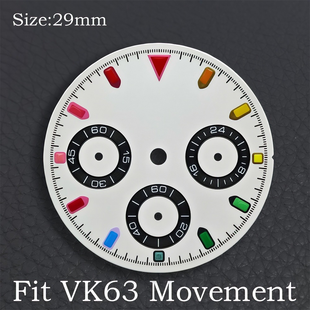 Manecillas de reloj VK63 de 29 - Luminous Dial Face reseña y precio