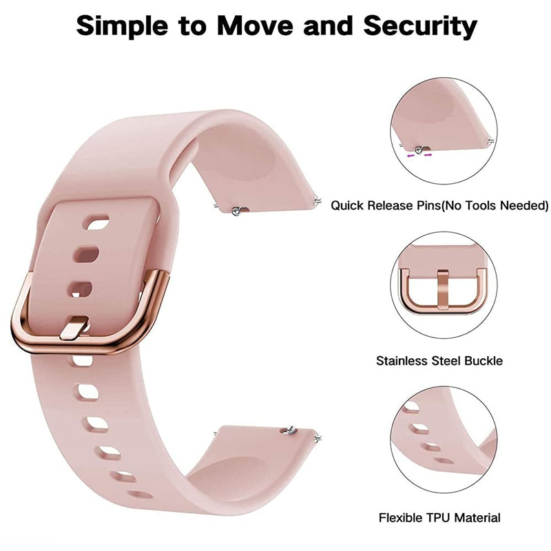 Correa de silicona de 20mm/22m - Smartwatch Samsung Watches For Men reseña y precio