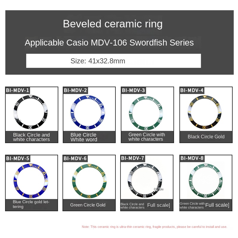 Para CASIO MDV-106 inserto de  - Watch Bezel Insert reseña y precio
