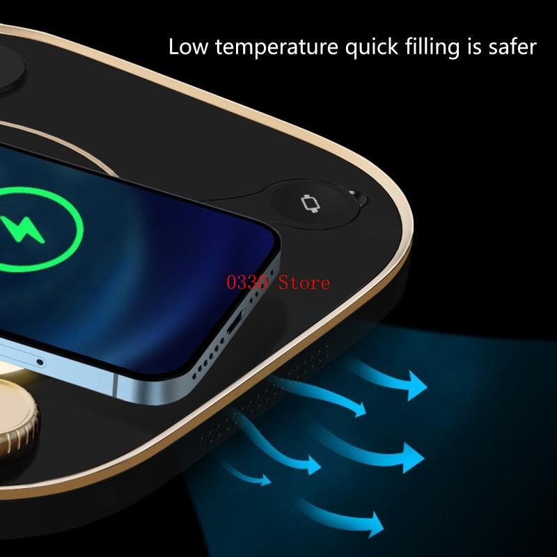 15W Fast Wireless 3 en 1 Qi Ca - Watch Xs8 reseña y precio