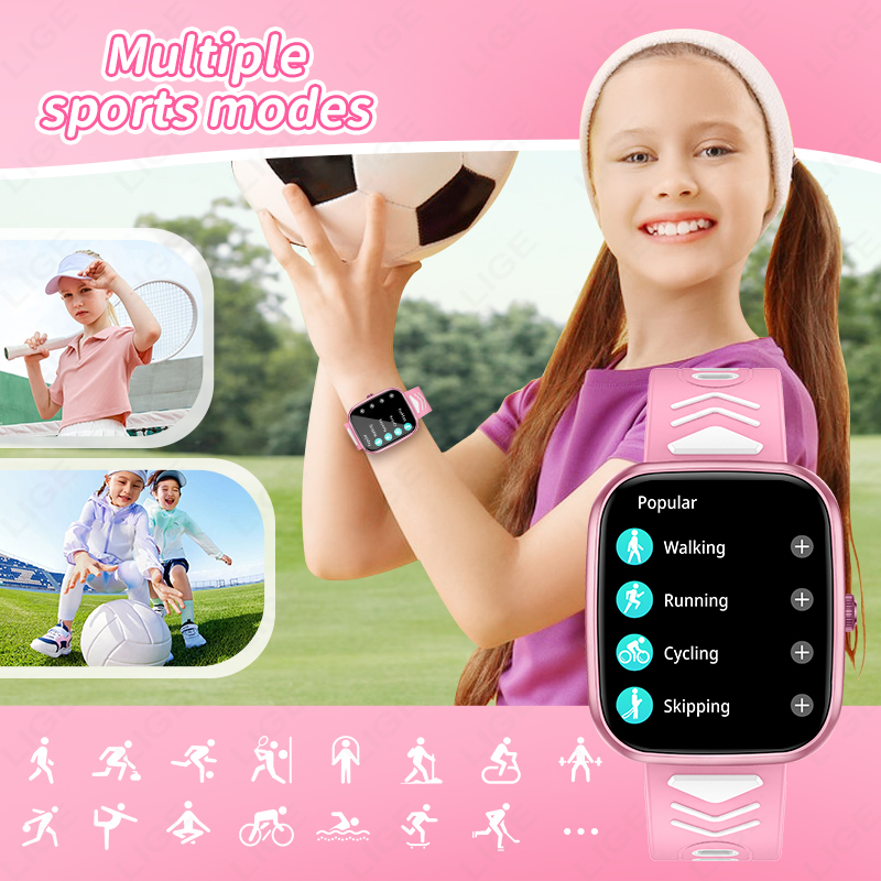 LIGE Nuevo Reloj Inteligente a - Smartwatch Digital Watches For Kid Boy With Alarm reseña y precio