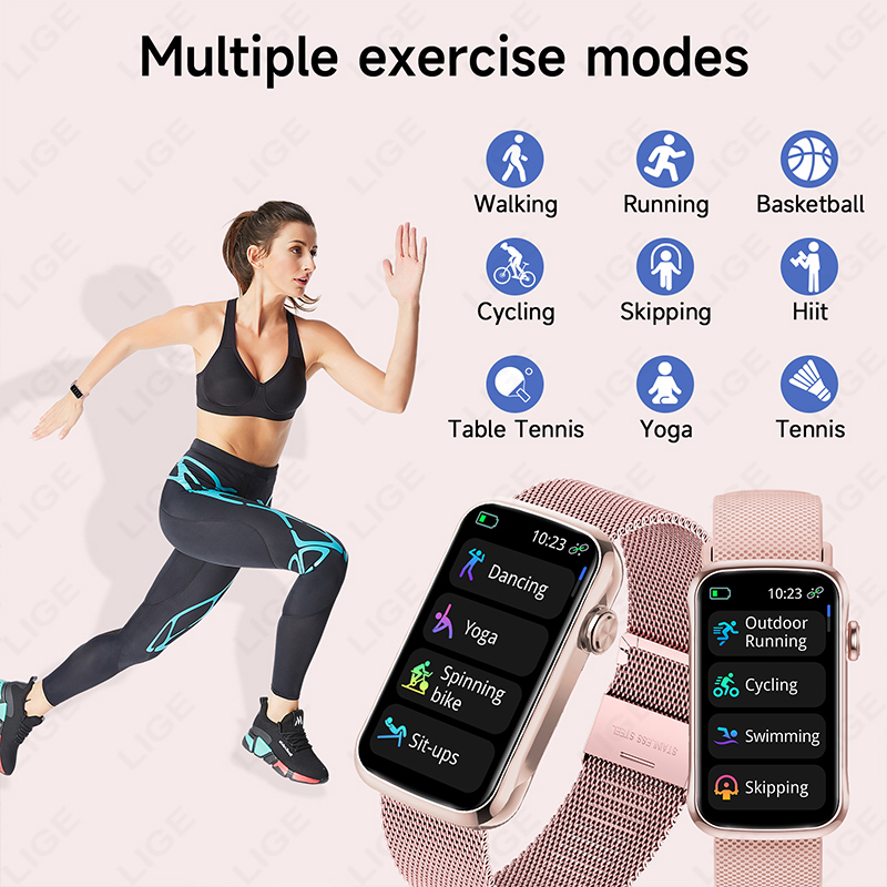 Reloj inteligente LIGE de 1,47 - Smartwatch Ladies Watches For Women reseña y precio