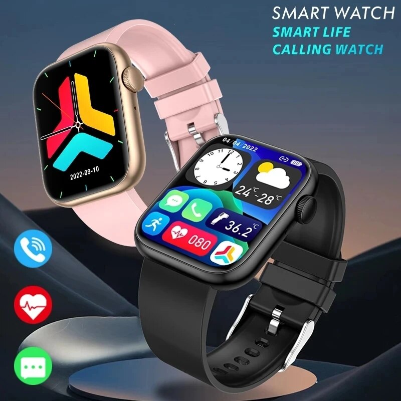 LIGE-reloj inteligente para ho - Smartwatch Digital Watches For Men reseña y precio