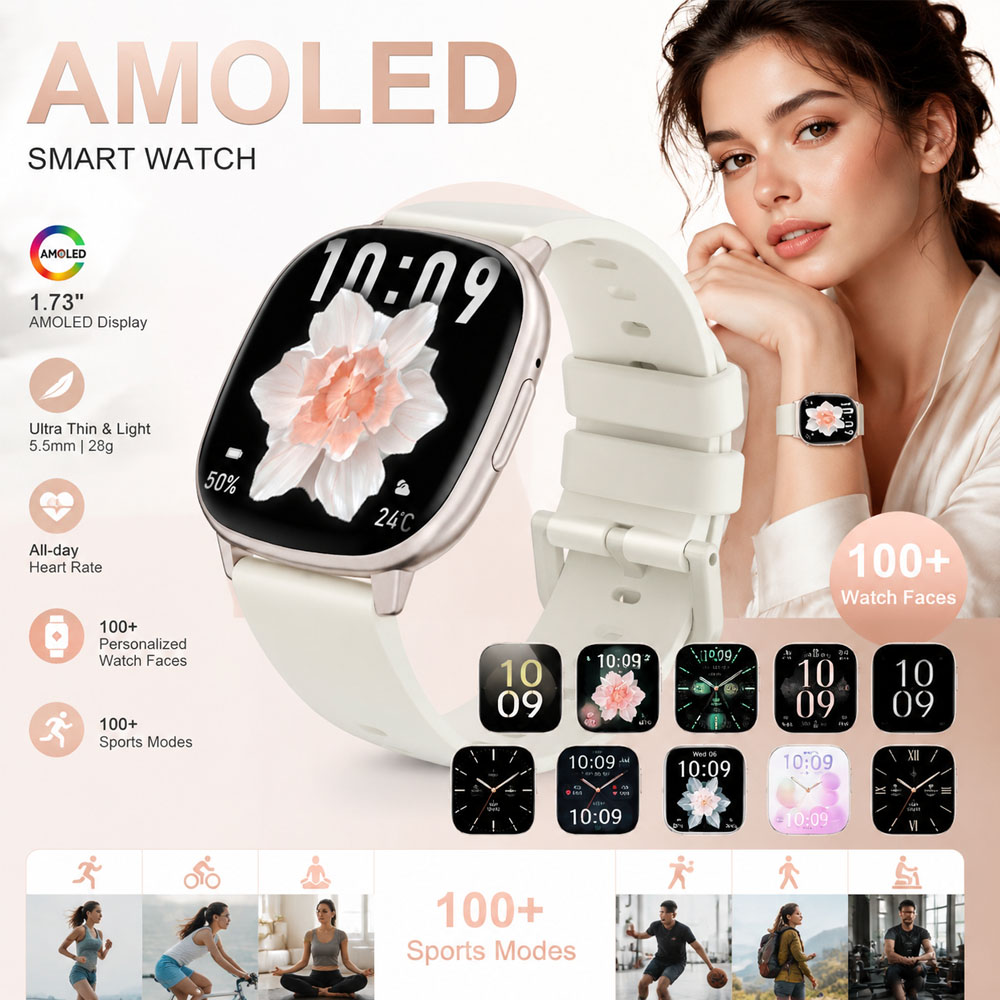 Reloj Inteligente HD17 AIR AMO - Smartwatch Stylish Watches For Women reseña y precio