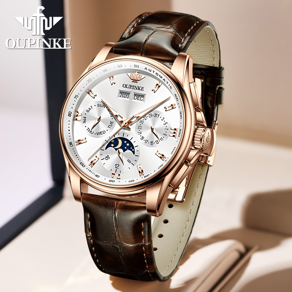OUPINKE, relojes para hombre,  - Anti-Magnetic Watch reseña y precio