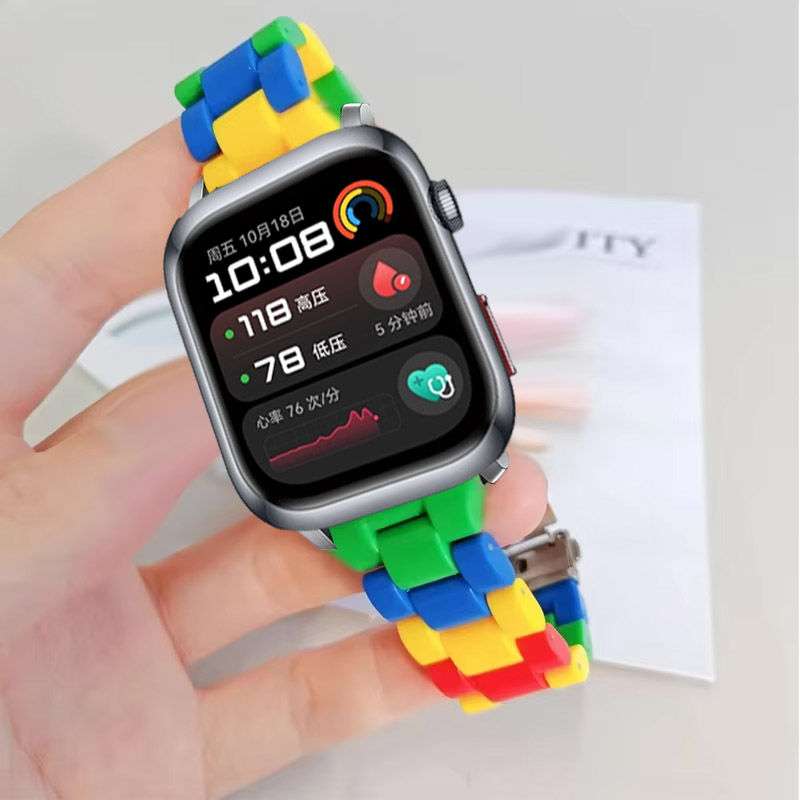 Correa de resina de Color cara - Smartwatch Stylish Watches For Women reseña y precio