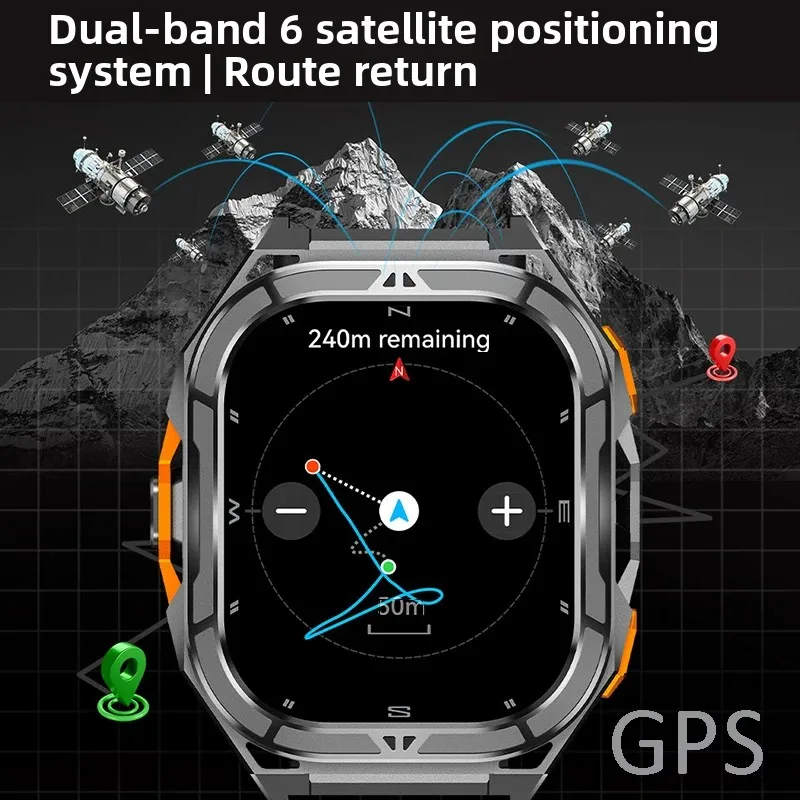 Reloj Inteligente AMOLED de Lu - Smartwatch Digital Watches For Men reseña y precio