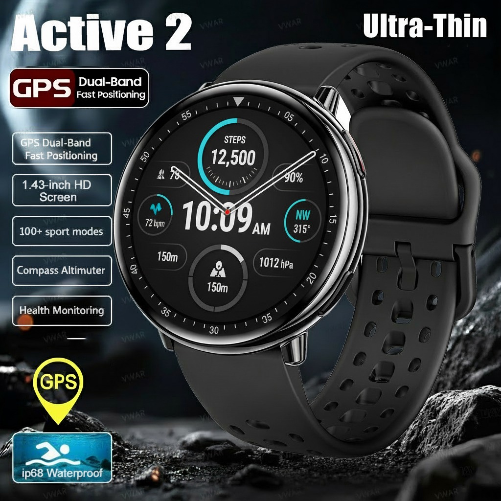 2025New Active 2 reloj intelig - Smartwatch Samsung Watches For Men reseña y precio